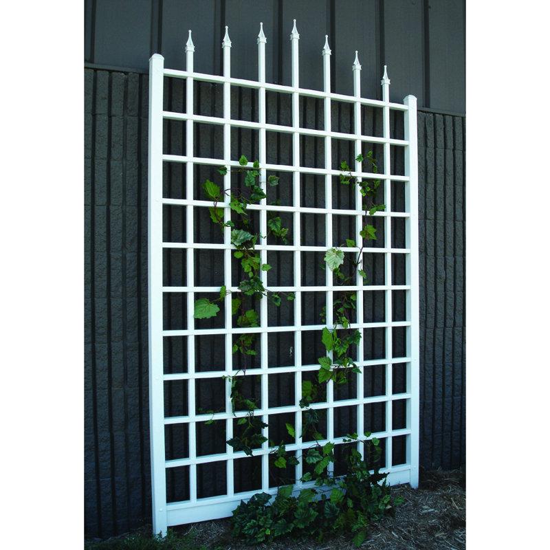 Wayfair Khacheres 95'' H x 57'' W Vinyl Lattice Panel Trellis