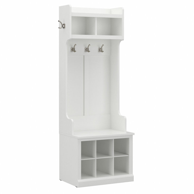 Wayfair Kierra Hall Tree 24.5'' Wide With Bench And Shoe Storage