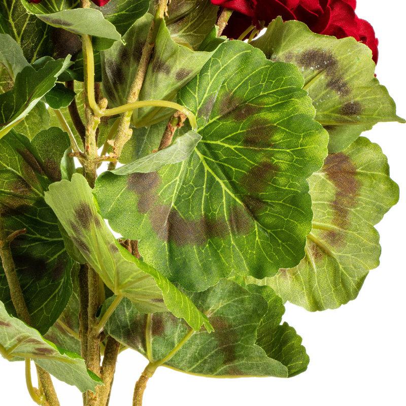 Wayfair Kimberlee 18" Artificial Geranium Bush (Set Of 4)