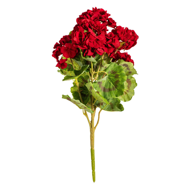 Wayfair Kimberlee 18" Artificial Geranium Bush (Set of 4)