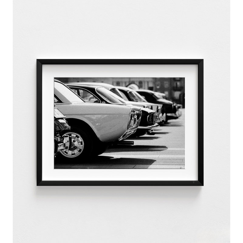 Wayfair Kneema Vintage Cars Photography Print Framed Black And White Old Cars Classic Car Art Retro Car Photography Automobile Poster Print Framed Wall Art