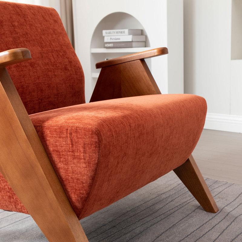 Wayfair Kyajah 27.5'' Wide Armchair With Solid Wood Legs