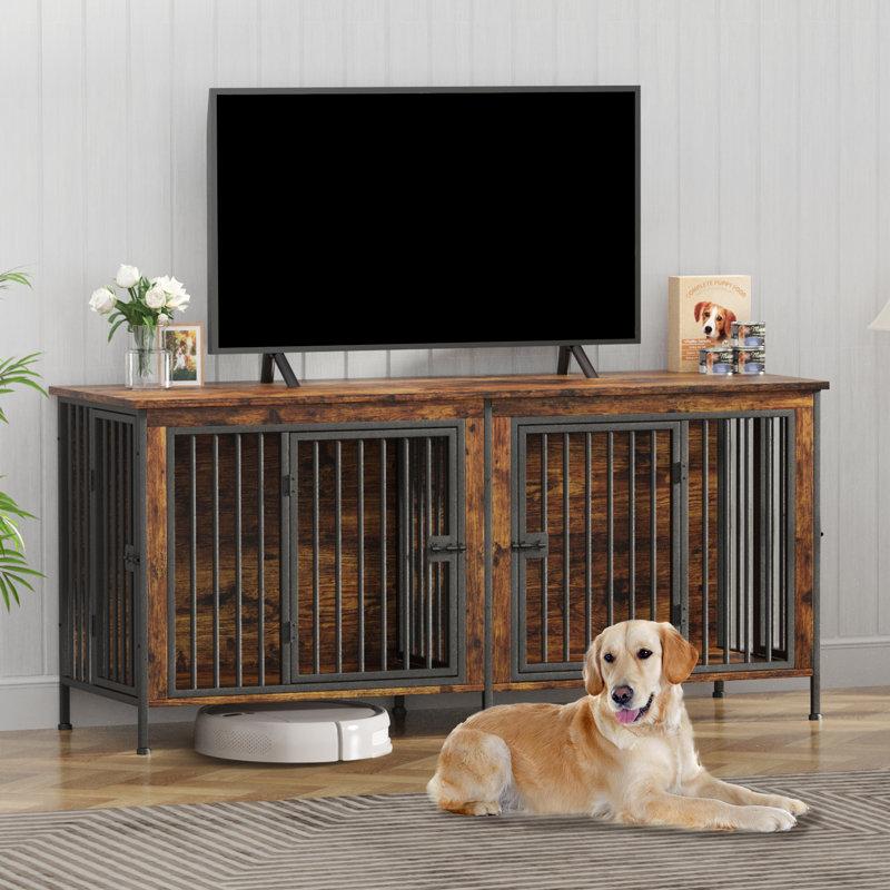 Wayfair Large Furniture Style Pet Crate With Divider