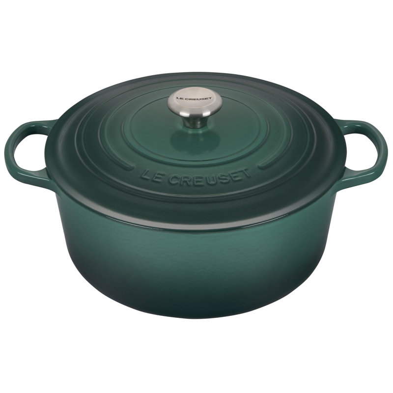 Wayfair Le Creuset Signature Enameled Cast Iron Round Dutch Oven With Lid