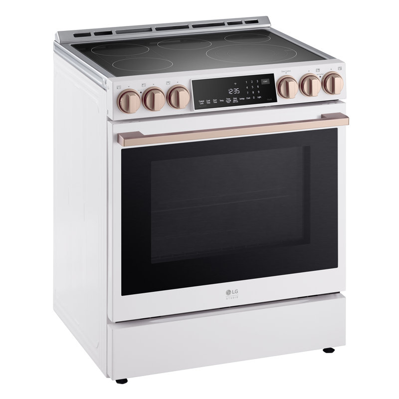 Wayfair LG STUDIO InstaView® Electric Slide-in Range With ProBake Convection® And Air Fry 6.3 Cu. Ft. LSES6338N