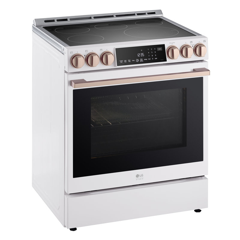 Wayfair LG STUDIO InstaView® Electric Slide-in Range With ProBake Convection® And Air Fry 6.3 Cu. Ft. LSES6338N