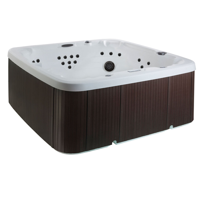 Wayfair Lifesmart Spas LS600DX 230 Volt 7-Person 65-Jet Square Hot Tub With Ozonator