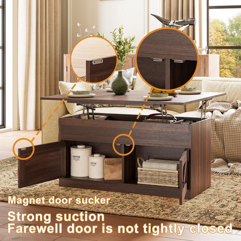 Wayfair Lift Top Farmhourse Coffee Table With Storage