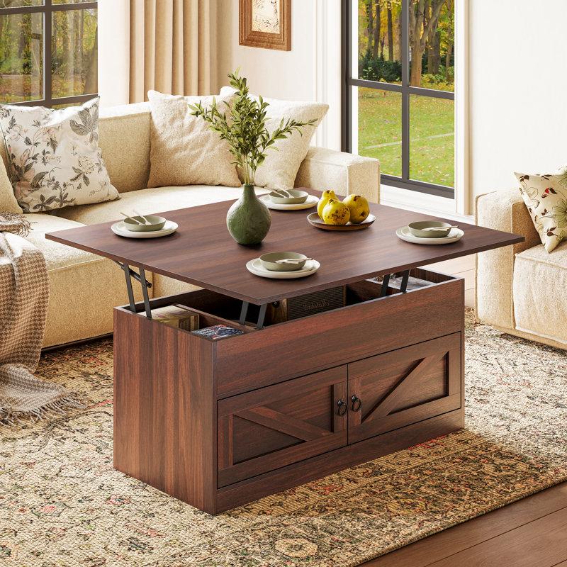 Wayfair Lift Top Farmhourse Coffee Table With Storage
