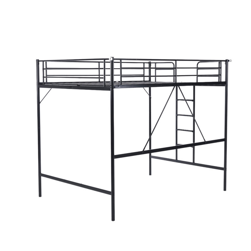 Wayfair Loft Bed Full Size With Flat Rungs For Adults Kids And Young Teens No Box Spring Required