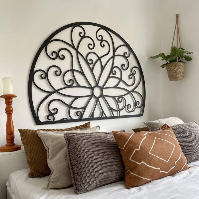 Wayfair Lotus Large Metal Wall Art - Modern Floral Decor For Living Room Or Bedroom