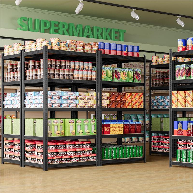 Wayfair Lundys 71" H X 35.5" W X 16" D 5-Tier Adjustable Metal MDF Storage Rack Shelves Boltless Shelving