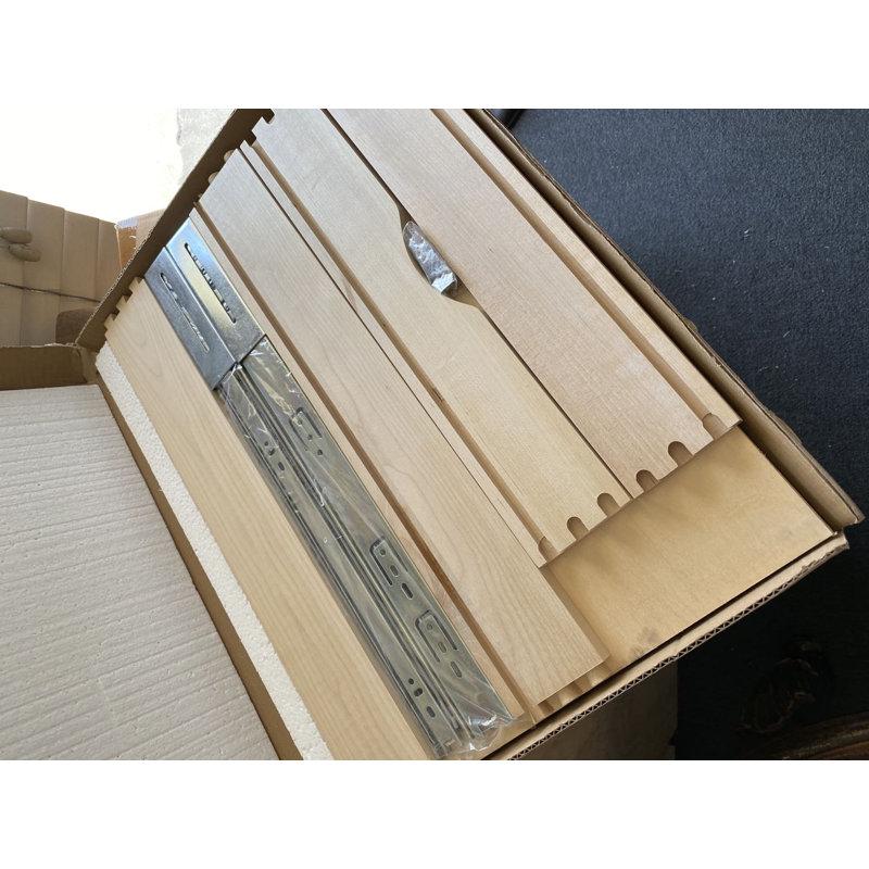 Wayfair Lynetta Slide Soft Close Cabinet Drawers Slide Out Shelf Wooden Pull-Out Shelf-Fast Easy D.I.Y