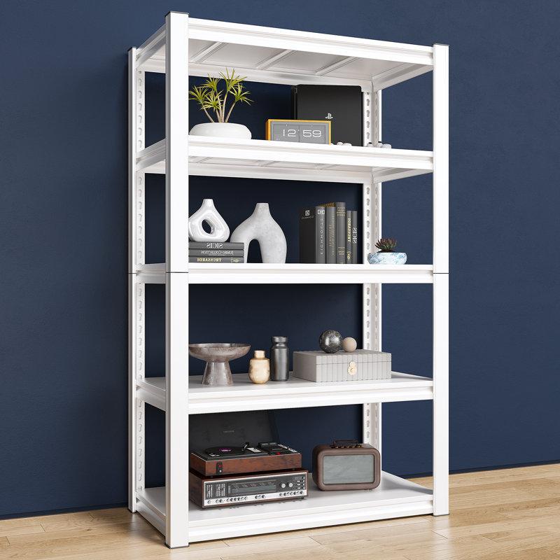 Wayfair Mabiya Steel Height -Adjustable Shelving Unit Storage Shelves For Garage Kitchen Pantry