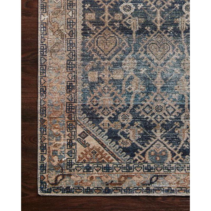 Wayfair Magnolia Home By Joanna Gaines X Loloi Lenna Indigo / Natural Area Rug