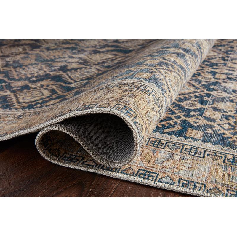 Wayfair Magnolia Home By Joanna Gaines X Loloi Lenna Indigo / Natural Area Rug