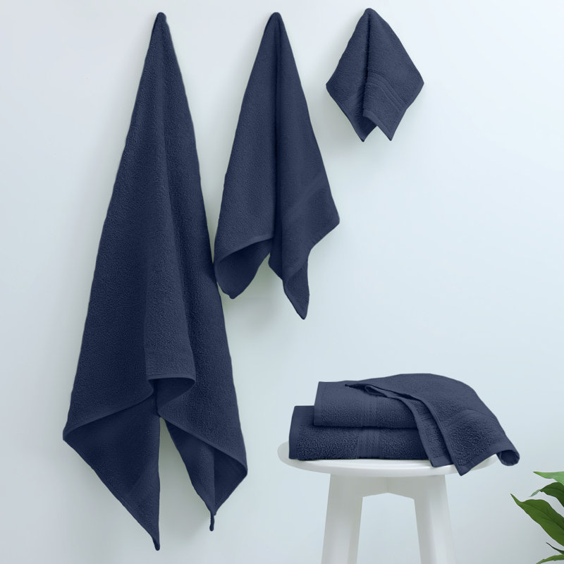 Wayfair Martex Easy Living The Everyday Towel 6 Piece Set 6 - Piece 100% Cotton Multi-Size Set Guest Room Case Pack
