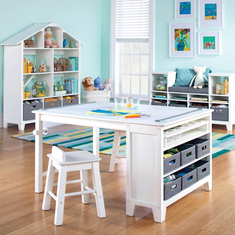 Wayfair Martha Stewart Living & Learning Kids Art Table And Stools Set