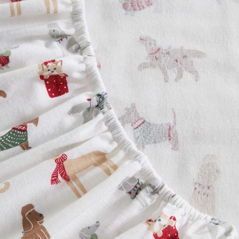 Wayfair Martha Stewart Printed Cotton Flannel Sheet Set
