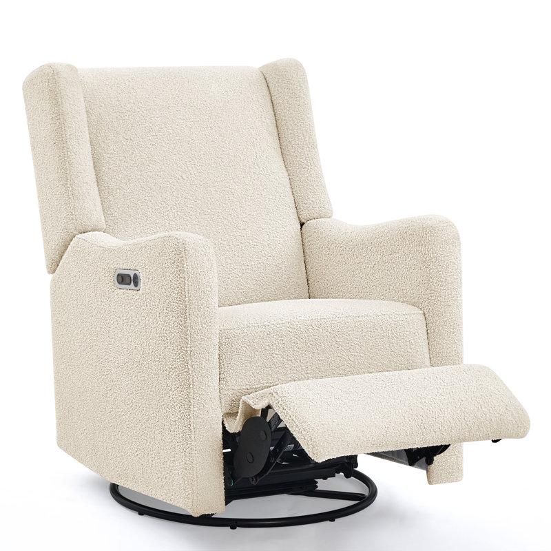 Wayfair Mercer Electronic Power Recliner And Swivel Glider With USB-A And Type-C Ports - Greenguard Gold Certified - Stain-Resistant Performance Fabric Is Oeko-TEX Standard 100 Certified Shell