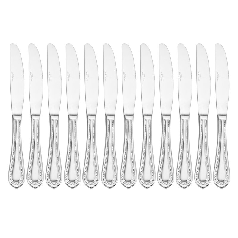 Wayfair Mikasa Regent Bead 65-Piece 18/10 Stainless Steel Flatware Set Service For 12