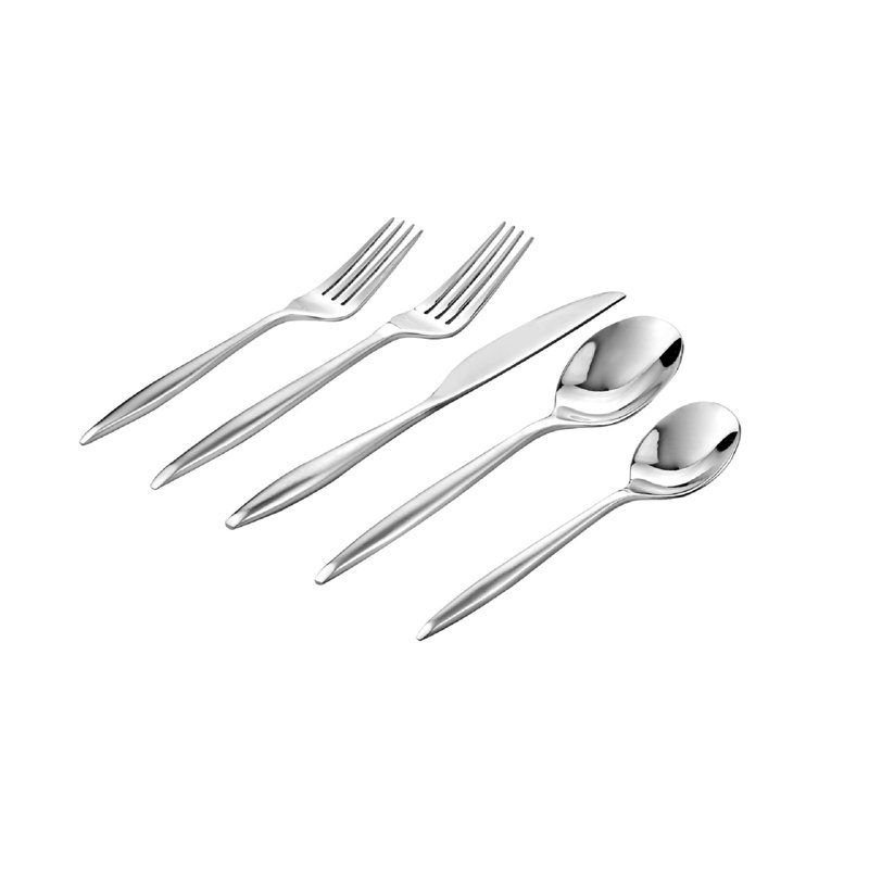 Wayfair Milano 20 Piece 18/10 Stainless Steel Flatware Set Service for 4