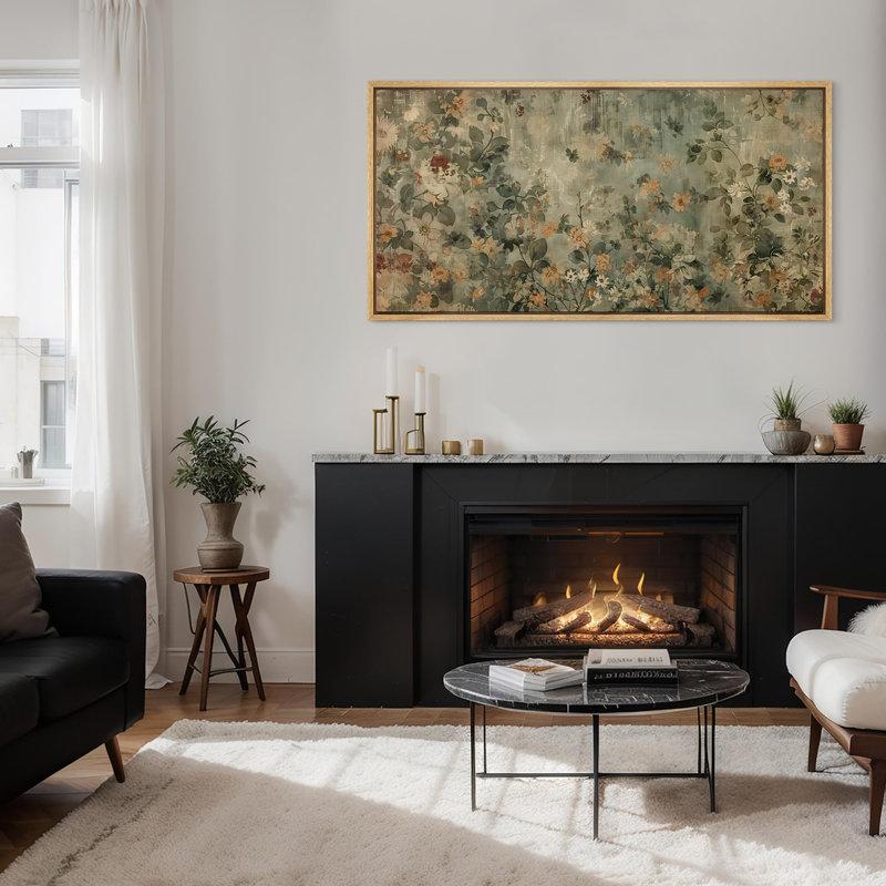 Wayfair Minimalist Ink Branches Antique Retro Decor Extra Large Artwork Print Wall Art Bedroom