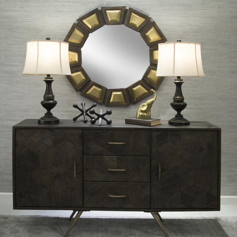 Wayfair Modern Abstract Aluminum Decorative Object - Unique Geometric Metal Accent Sculpture for Contemporary Decor