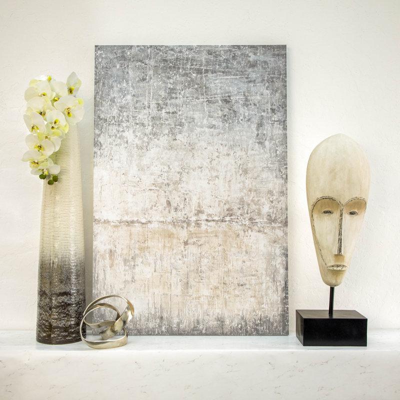 Wayfair Modern Aluminum Abstract Interwoven Decorative Sculpture