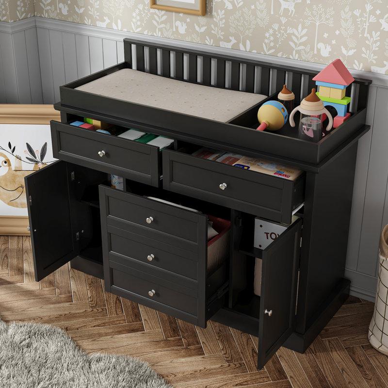 Wayfair Modern Changing Table Dresser With Strong Storage