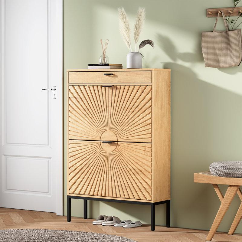 Wayfair Modern Minimalist Style Large Capacity Shoe Cabinet