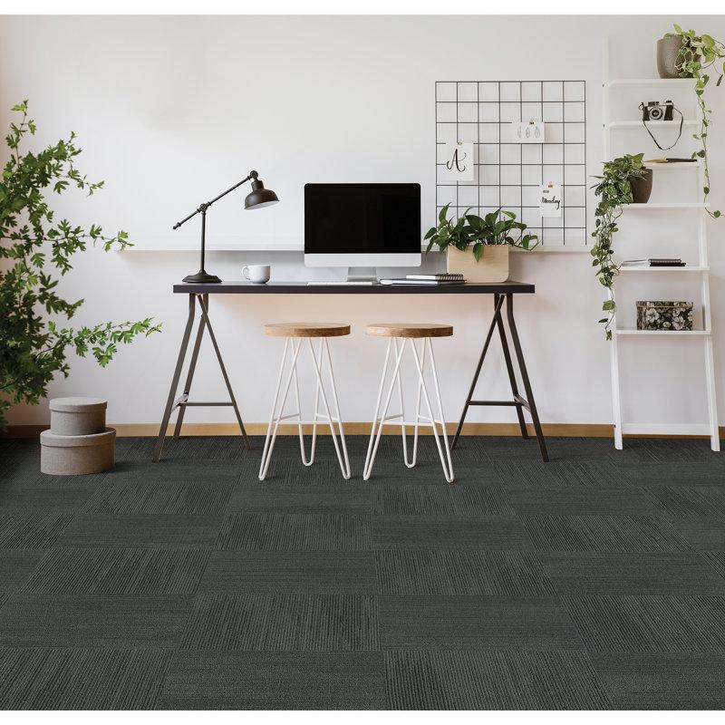 Wayfair Mohawk Elite 24" X 24" Nylon Fiber Carpet Tiles (96 Sqft Per Carton-24 Tiles)