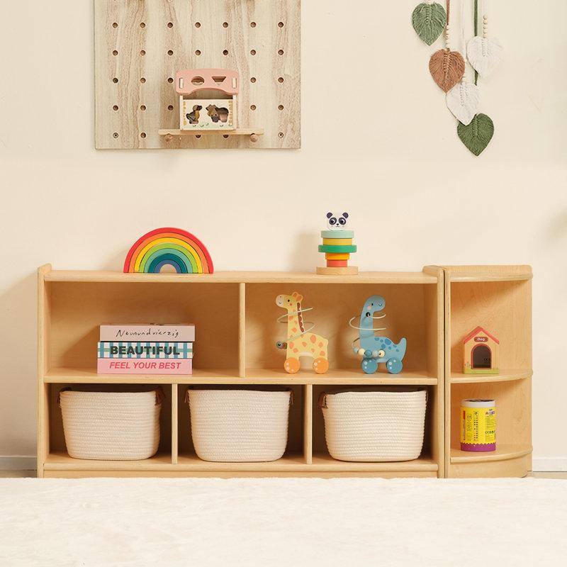 Wayfair Montessori Shelf 5-Section Aldarcie 23.6" H X 44.6" W Bookcase