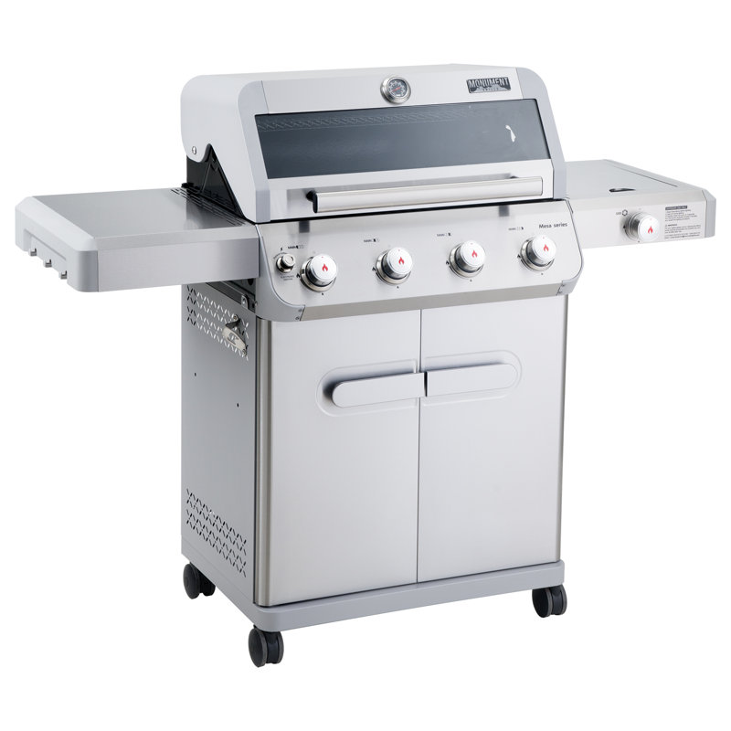 Wayfair Monument Grills Mesa 405K 4+1-Burner Propane Gas Grill With Free Smoker Box And Side Burner 52 000 BTU – Perfect For Family BBQs