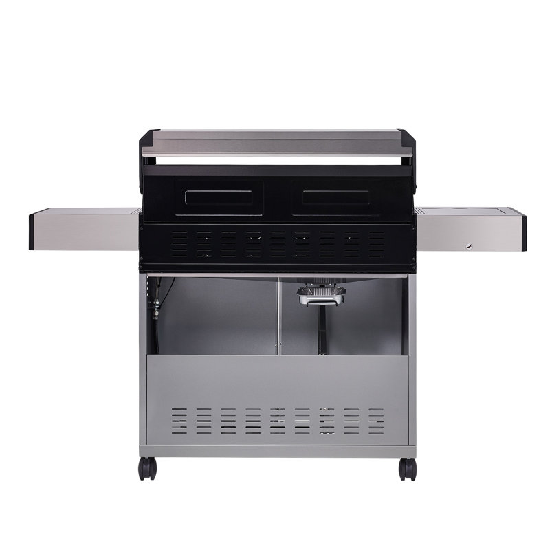 Wayfair Monument Grills Smart Denali 605 6-Burner Stainless Steel Gas Grill 84 000 BTU Natural Gas & Liquid Propane Compatible – Perfect For Family BBQs