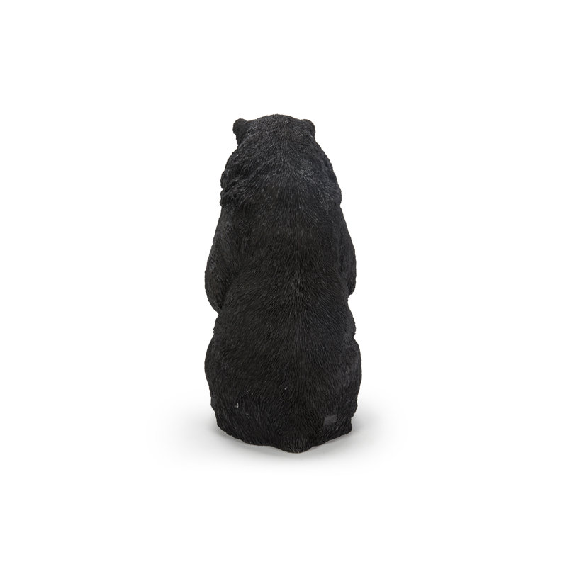 Wayfair Mother And Baby Black Bear Ultra Realistic Garden Statue