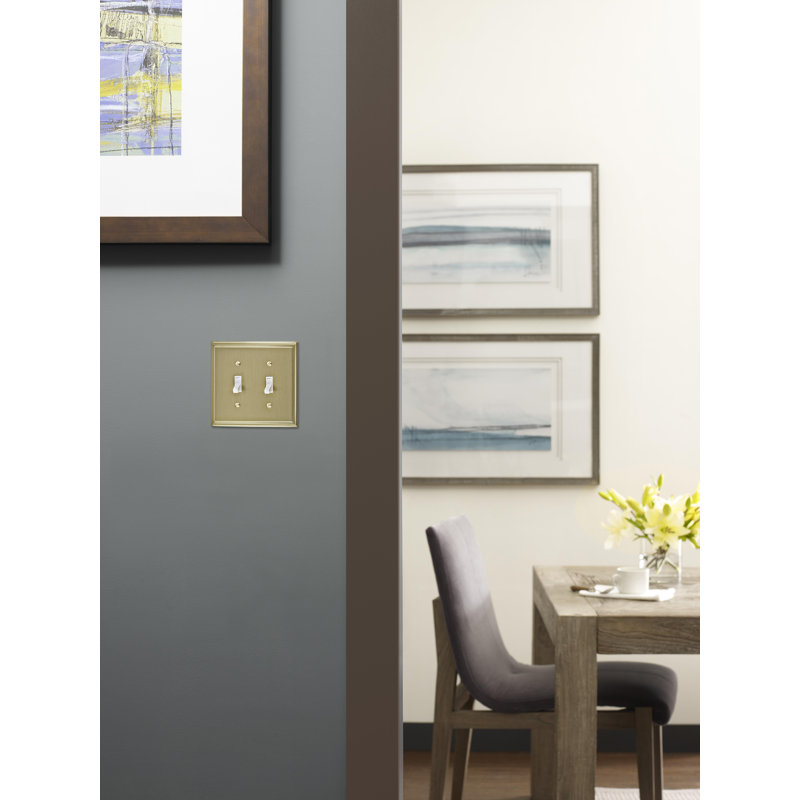 Wayfair Mulholland 2-Gang Toggle Light Switch Wall Plate
