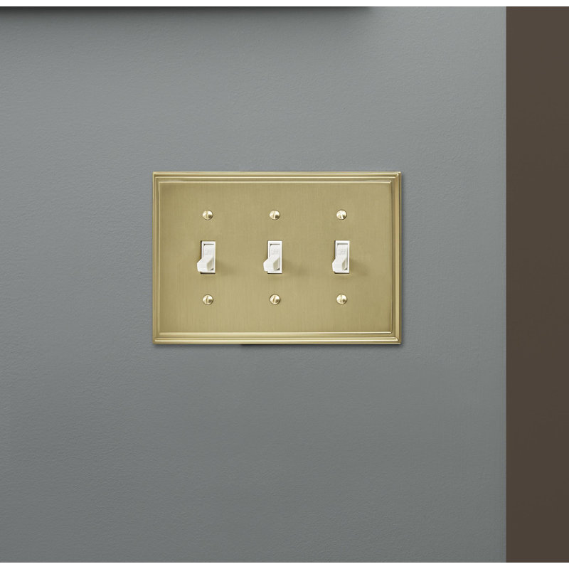 Wayfair Mulholland 3-Gang Toggle Light Switch Wall Plate