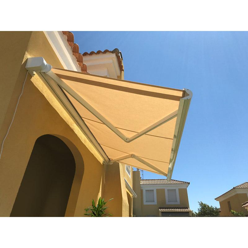 Wayfair Multiple Awnings 9'' Fabric Cover Retractable Patio Awning