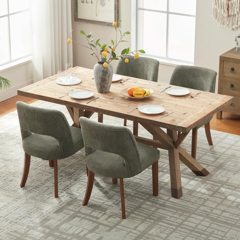 Wayfair Nakenzie Upholstered Back Side Dining Chair (Set Of 2)