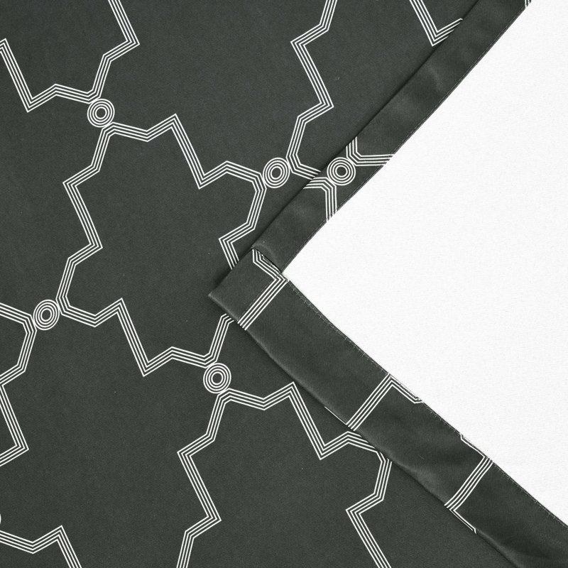 Wayfair Nichola Vintage Geometric Trellis Room Darkening Room Darkening Curtains Rod Pocket Or Grommets (Set Of 2)