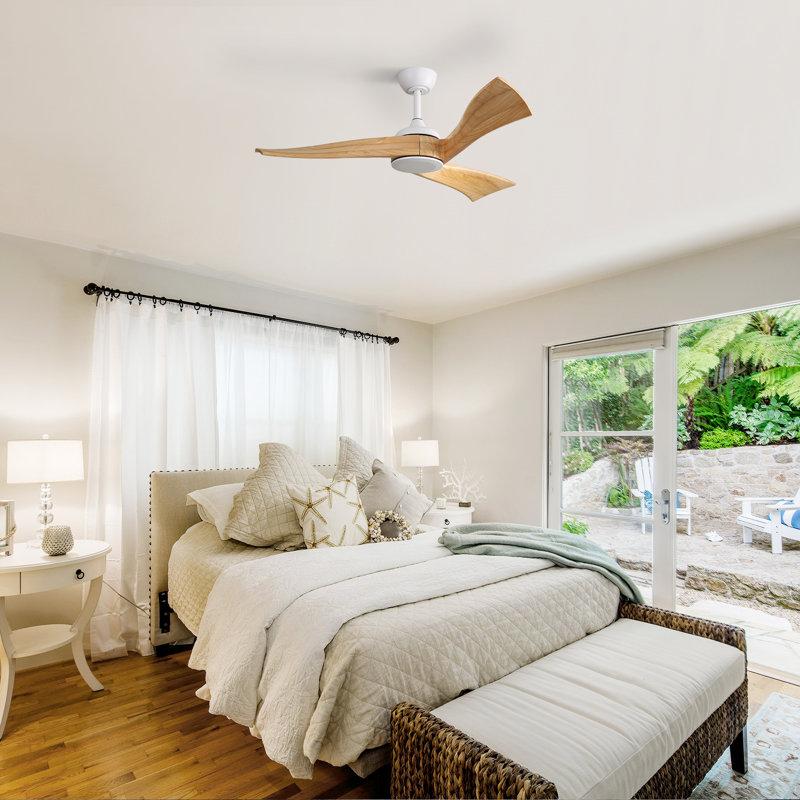 Wayfair Nicola 52'' 3 - Blade Propeller Ceiling Fan With Remote Control