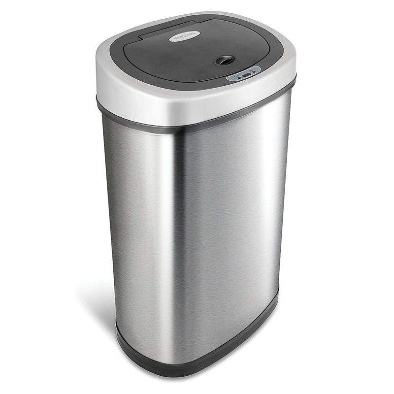 Wayfair Nine Stars 13.2 Gallon Stainless Steel Motion Sensor Trash Can
