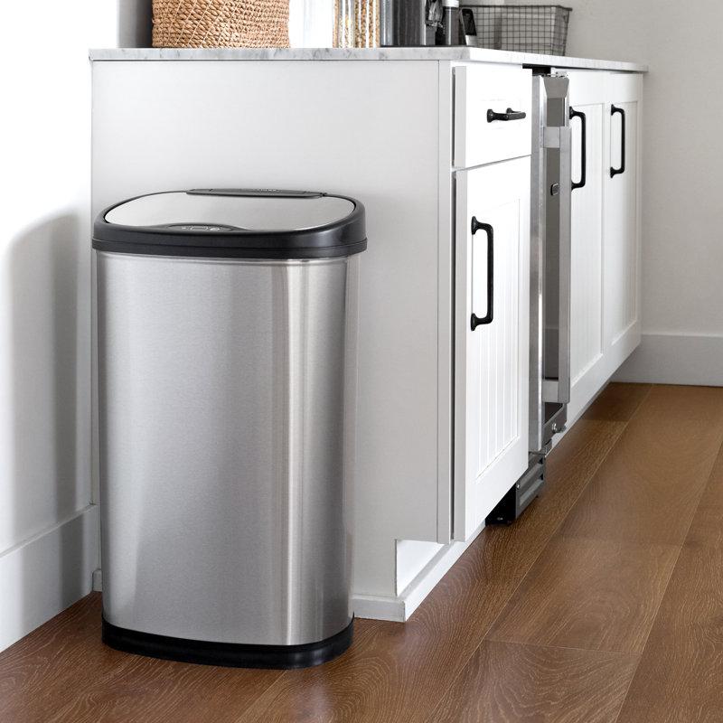 Wayfair Nine Stars 13.2 Gallon Stainless Steel Motion Sensor Trash Can