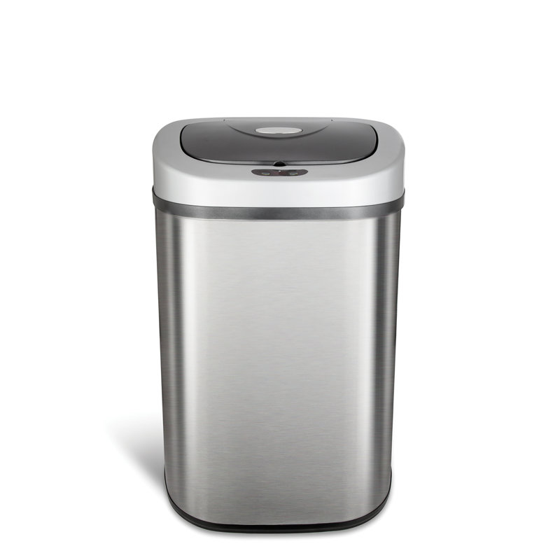 Wayfair Nine Stars 21 Gallon Stainless Steel Motion Sensor Trash Can