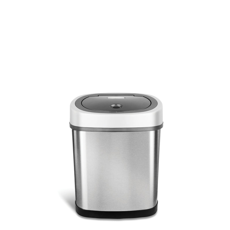 Wayfair Nine Stars 3.2 Gallon Stainless Steel Motion Sensor Trash Can