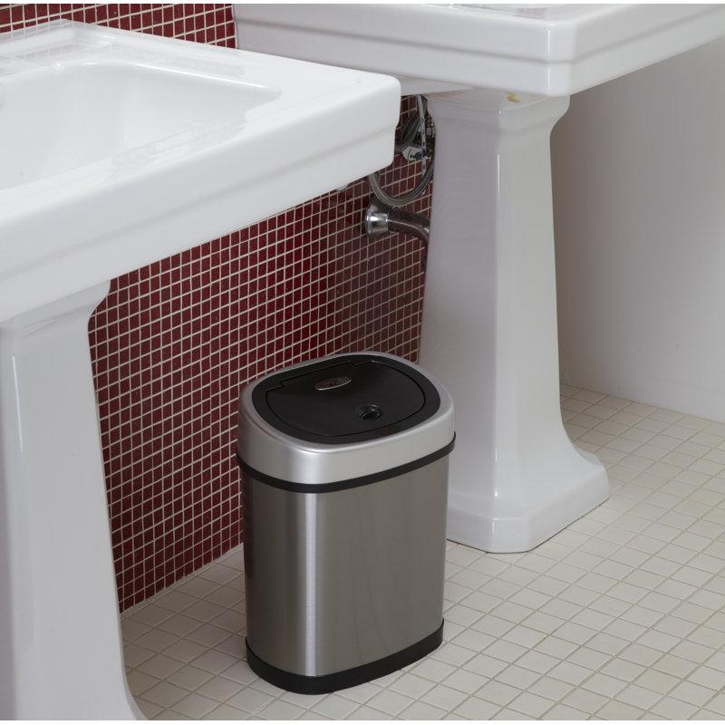 Wayfair Nine Stars 3.2 Gallon Stainless Steel Motion Sensor Trash Can