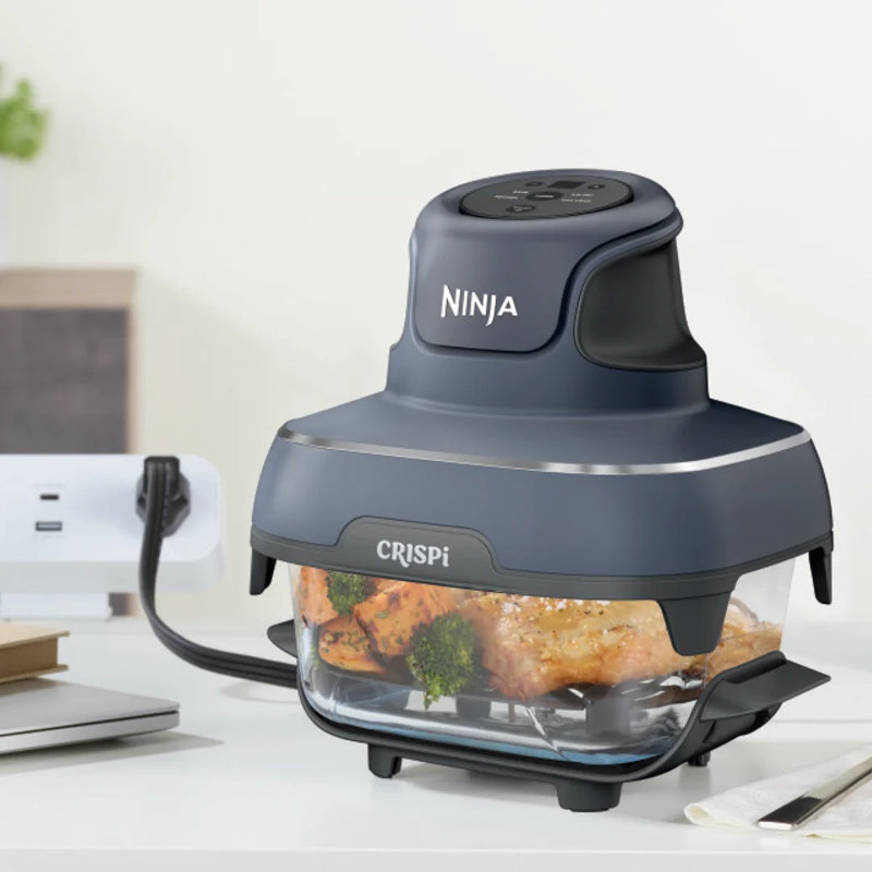 Wayfair Ninja Crispi 4-in-1 Portable Glass Air Fryer Cooking System