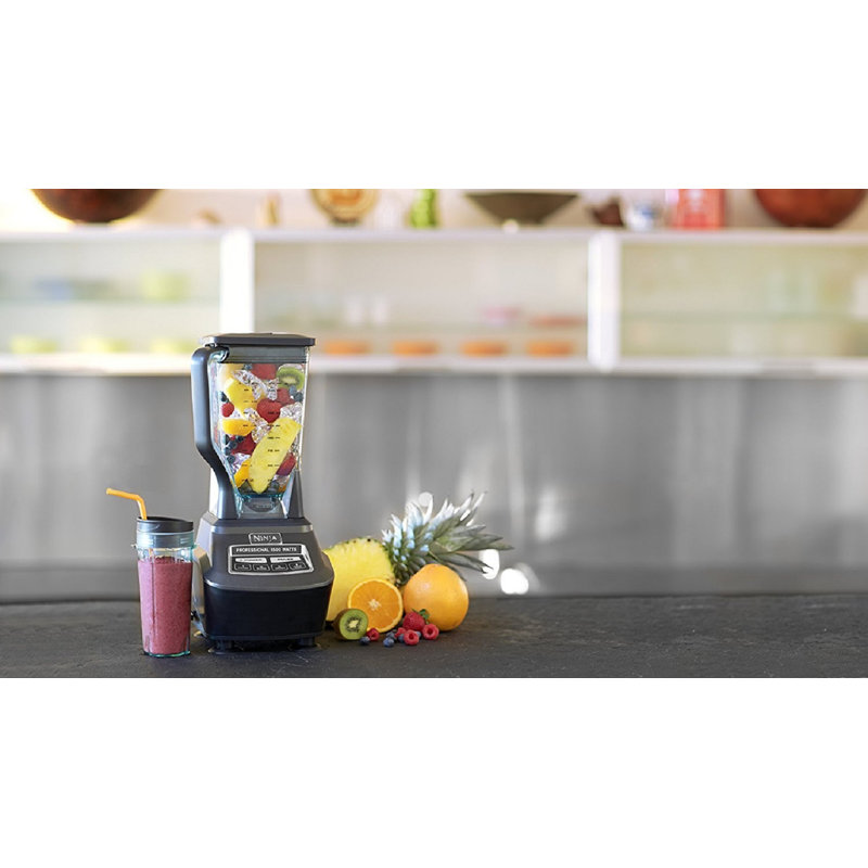 Wayfair Ninja® Blender And Mega Kitchen System® With 4 Functions 72 Oz. Pitcher 64 Oz. Bowl And (2) 24 Oz. To-Go Cups