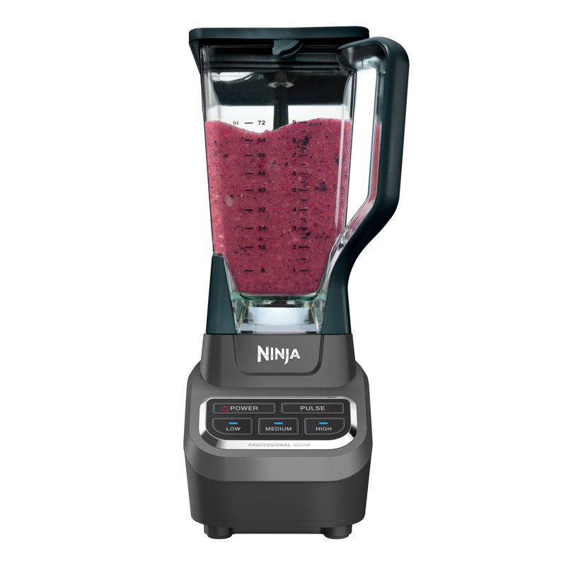 Wayfair Ninja® Professional 72 Oz Countertop 1000-Watt Base With Total Crushing Technology For Smoothies Ice And Frozen Fruit Black
